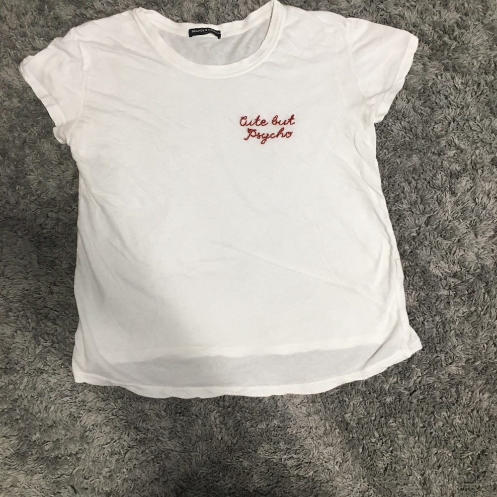 cute but psycho brandy melville tee